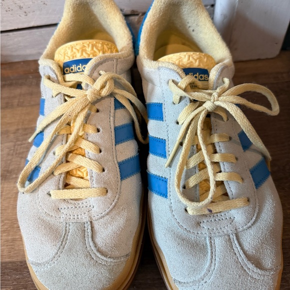 adidas Blue and Yellow Athletic Shoes - Picture 3 of 6